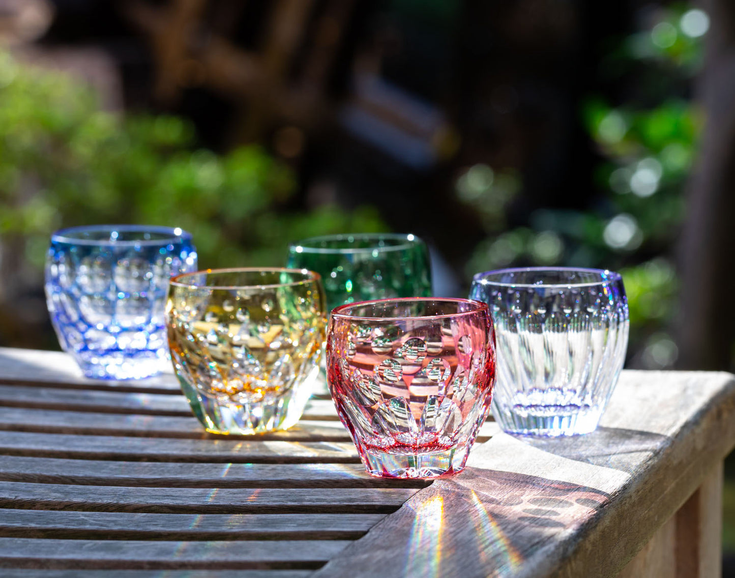 江戶切子 傳統工匠・鍋谷聰作品 冷酒杯<櫻> 尊貴禮品